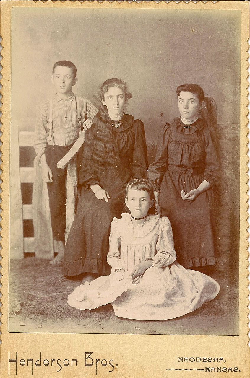 Children of Josephine and Edmund O’Ryan, circa 1895