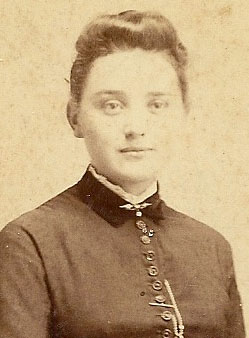 Portrait of Josephine Ingmire circa 1870