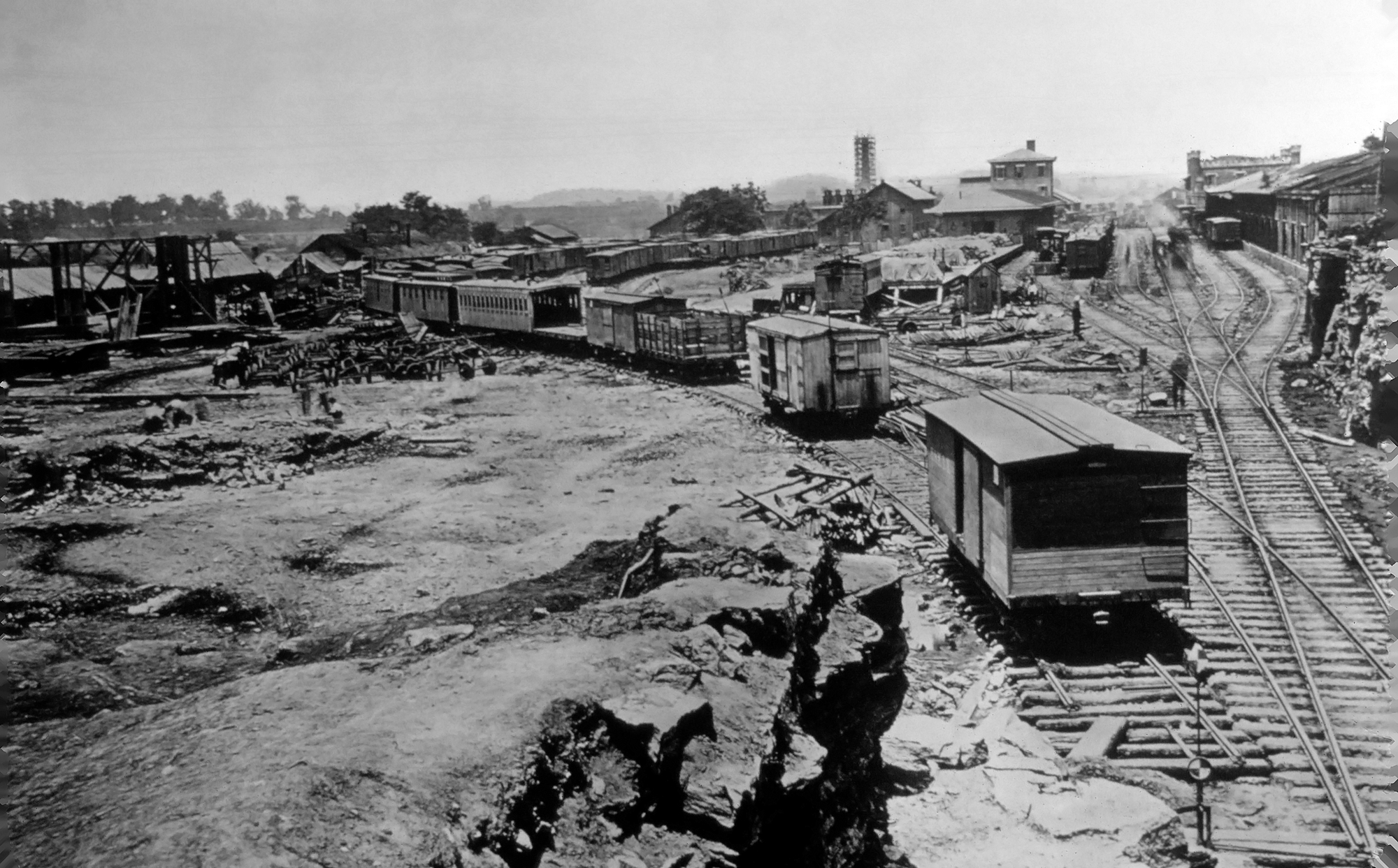 Nashville / Chattanooga Railroad Station c1864